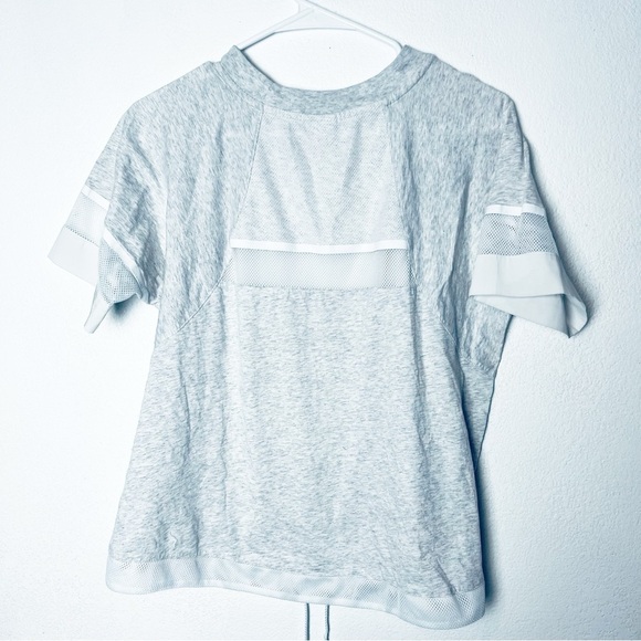 Nike size L gray white short sleeve tee t-shirt - Picture 2 of 5